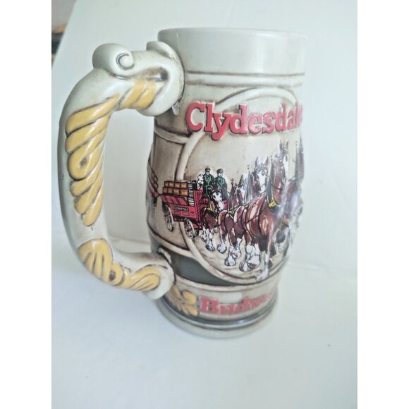Two Budweiser Clydesdale Collectible Beer Steins Brazil & West Germany - Picture 8 of 16